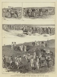 Afganistán, Baterías de Montaña del Ejército Anglo-Indio en la Frontera